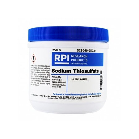 Rpi Sodium Thiosulfate, 250 G S23060-250.0